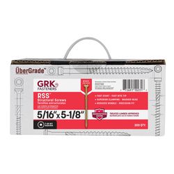 GRK Fasteners 5/16 in. in. X 5-1/8 in. L Star Hex Head W-Cut Structural Screws