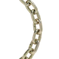 Koch Industries 70 Grade Welded Steel Transport Chain 1/4 in. D X 141 ft. L