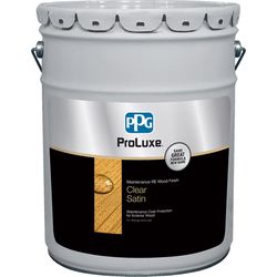 ProLuxe Maintenance RE Transparent Satin Clear Oil-Based Alkyd Maintenance RE Wood 5 gal