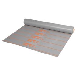 IPS 6 ft. W X 50 ft. L Gray Shower Pan Liner