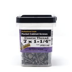 Big Timber No. 7 Sizes X 1 1/4 in. L Star Bronze Coarse Pocket-Hole Screw 199 pk