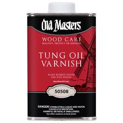 Old Masters Liquid Tung Oil Varnish 1 pt 1 pk