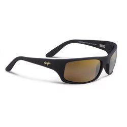 Maui Jim Peahi Sunglasses Unisex Matte Black Frame HCL Bronze Lens Polarized