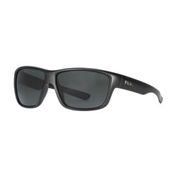 Huk Spar Sunglasses Unisex Matte Black Frame Gray Lens Polarized