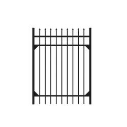 Fortress Building Products Athens 60 in. H X 46.5 in. W X 2  L Aluminum Fence Gate