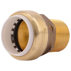 SharkBite Push to Connect 1 in. IPS in. X 1 in. D IPS Brass Connector