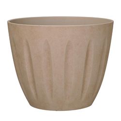 L&G Solutions 10 in. H X 12 in. W X 12 in. D X 12 in. D Polyresin Spritzer Planter Terracotta