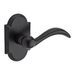 Baldwin Reserve Arch Lever Dark Bronze Passage Lever
