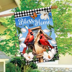 Briarwood Lane House Flag 28 in. H X 40 in. W