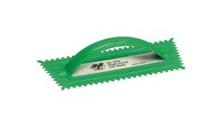 Marshalltown QLT 4-1/4 in. W Plastic Notched Trowel