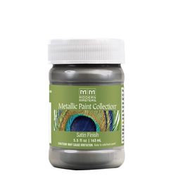 Modern Masters Metallic Paint Collection Satin Pewter Water-Based Metallic Paint 5.5 oz