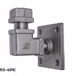 STZ Industries 1/2 in. FIP each X 1/2 in. D FIP Black Malleable Iron Pipe Hook