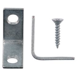 Ace 1 in. H X 2.75 in. W X 1 in. D Galvanized Steel Inside L Corner Brace