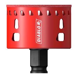Diablo 2-1/2 in. Diamond Grit 5.52 in. L X 1/4 in. D Hole Saw