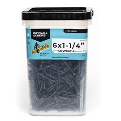 Big Timber No. 6 Sizes X 1-1/4 in. L Phillips Coarse Drywall Screws 5 lb 1400 pk