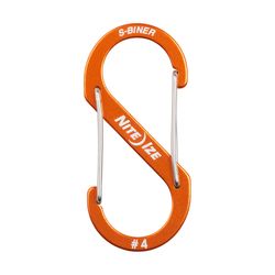 Nite Ize S-Biner Aluminum Orange Dual Carabiner S-Biner