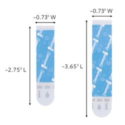 3M Command Medium/Large Plastic Refill Strips 6 pk