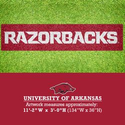 U-Stencil Razorbacks No Stick Lawn Stencil