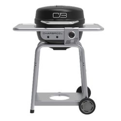Charbroil Bistro Pro 1 Burner Charcoal/Liquid Propane Grill Black/Silver
