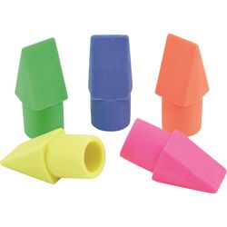 Helix Assorted Pencil Eraser Caps 15 pk