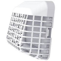 Ace White Plastic Dryer Vent Hood