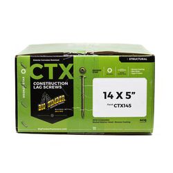Big Timber No. 14 Ga. X 5 in. L Star Round Head Coarse Construction Screws