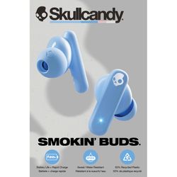 Skullcandy Wireless Bluetooth Earbuds w/Charging Case