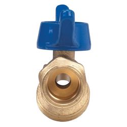 Homewerks 1/2 in. MIP 3/4 in. Garden Hose Thread Brass No-Kink Hose Bibb