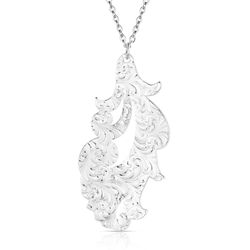 Montana Silversmiths Women's Moonlit Wind Filigree Necklace