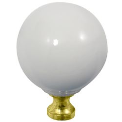 Laurey Round Cabinet Knob 1-1/4 in. D Brass 1 pk