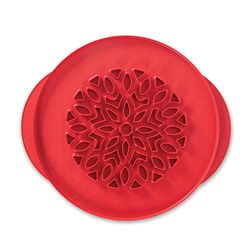 Nordic Ware 12 in. W X 12 in. L 12 in. Lattice and Hearts Pie Top Cutter Red 1 pc