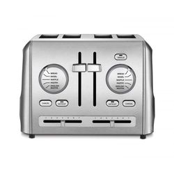 Cuisinart Stainless Steel Silver Toaster 9 in. H X 13 in. W X 13 in. D