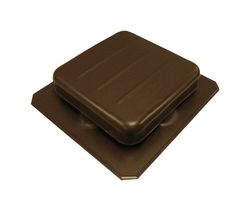 Air Vent 4.5 in. H X 16.5 in. W X 18 in. L X 8 in. D Brown Aluminum/Steel Airhawk Roof Vent
