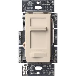 Lutron Lumea Almond 150W for CFL and LED / 600W for incandescent and halogen W 3-Way Dimmer Switch 1