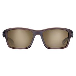 Flying Fisherman Cove Sunglasses Unisex Matte Tobacco Frame Amber Lens Polarized