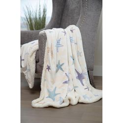 Carstens Inc 68 in. H X 68 in. L Multicolored Polyester Throw blanket