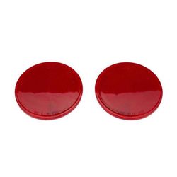 TowSmart Red Round Warning Reflector