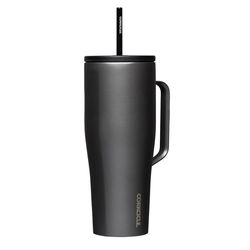 Corkcicle Cold Cup XL 30 oz Ceramic Slate BPA Free Insulated Straw Tumbler