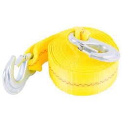 Keeper 2 in. W X 15 ft. L Yellow Tow Strap 5000 lb 1 pk