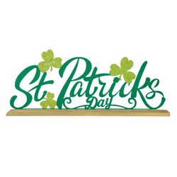 Glitzhome St. Patrick's Day Table Decor Metal 1 pc