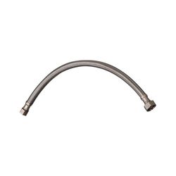 Plumb Pak 3/8 in. Compression X 1/2 in. D FIP 16 in. Stainless Steel Faucet Supply Line