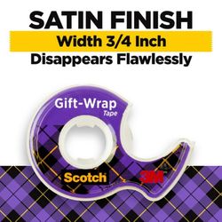 Scotch 3/4 in. W X 650 in. L Gift Wrapping Tape