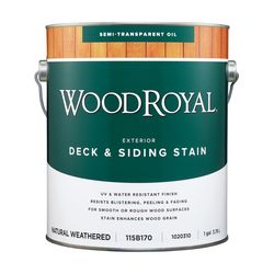 Ace Wood Royal Semi-Transparent Natural Weathered Oil-Based Alkyd Deck and Siding Stain 1 gal