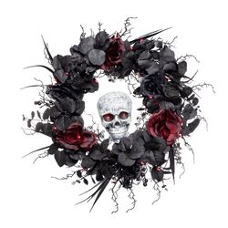 Celebrations 24 in. LED Wreath Halloween Decor