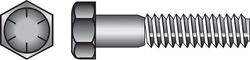 HILLMAN 5/16 in. D X 2-1/2 in. L Heat Treated Steel Hex Head Cap Screw 100 pk