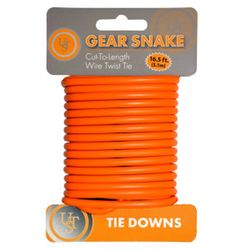 UST Brands Gear Snake Orange Wire 0.2 in. H X 0.2 in. W X 192 in. L 1 pk