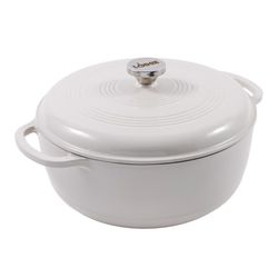 Lodge Cast Iron Dutch Oven 11.5 in. 6 qt Oyster
