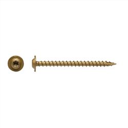 Big Timber No. 8 Ga. X 2-1/4 in. L Star Round Head Fine Multi- Material Screw