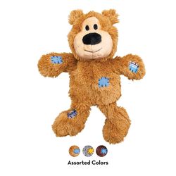 Boss Pet Kong For Dog Brown Wild Knots Bear Dog Toy Medium 1 pk