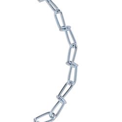 Koch Industries 4/0 Sizes Double Loop Carbon Steel Chain .15 in. D X 100 ft. L